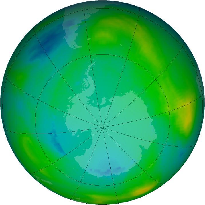 Ozone Map 1981-08-13